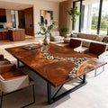 Custom-Black-Walnut-Epoxy-Resin-River-Table-Crystal-Clear-VKM-528-04