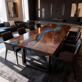 Custom-Black-Walnut-Epoxy-Resin-River-Table-Sapphire-Blue-Resin-QMN736-04