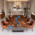 Custom-Black-Walnut-Epoxy-Resin-River-Table-Sapphire-Blue-Resin-QMN736-05
