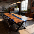 Custom-Black-Walnut-Epoxy-Resin-River-Table-Sapphire-Blue-Resin-VKT-593-02