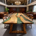 Custom-Black-Walnut-Epoxy-Resin-River-Table-Sea-Glass-Emerald-VQS-638-07