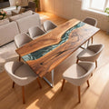 Custom-Black-Walnut-Epoxy-Resin-River-Table-Sea-Glass-Green-RKG-582-10