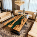 Custom-Olive-Wood-Epoxy-Resin-River-Table-Emerald-Green-XQJ-582-02