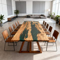 Custom-Olive-Wood-Epoxy-Resin-River-Table-Emerald-Green-XQJ-582-06