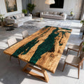 Custom-Olive-Wood-Epoxy-Resin-River-Table-Emerald-Green-XQJ-582-07