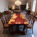 Custom-Olive-Wood-Epoxy-Resin-River-Table-Garnet-Resin-VQH-673-01
