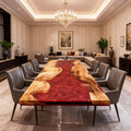 Custom-Olive-Wood-Epoxy-Resin-River-Table-Garnet-Resin-VQH-673-05