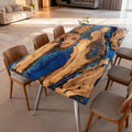 Custom-Olive-Wood-Epoxy-Resin-River-Table-Sapphire-Blue-Resin-ZMQ-472-03