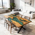 Custom-Olive-Wood-Epoxy-Resin-River-Table-Sea-Glass-Teal-Resin-VQF-847-02