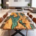Custom-Olive-Wood-Epoxy-Resin-River-Table-Sea-Glass-Teal-Resin-VQF-847-07
