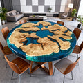 Custom-Olive-Wood-Epoxy-Resin-River-Table-Turquoise-To-Cerulean-Resin-NXJ-482-03