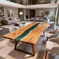 Custom-Poplar-Wood-Epoxy-Resin-River-Table-Emerald-Green-ZKP-782-09