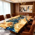 Custom-Poplar-Wood-Epoxy-Resin-River-Table-Midnight-Teal-Blue-Resin-VJK-482-03