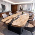 Custom-Poplar-Wood-Epoxy-Resin-River-Table-Onyx-Black-Resin-GKW-482-02