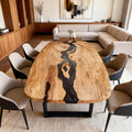 Custom-Poplar-Wood-Epoxy-Resin-River-Table-Onyx-Black-Resin-GKW-482-03