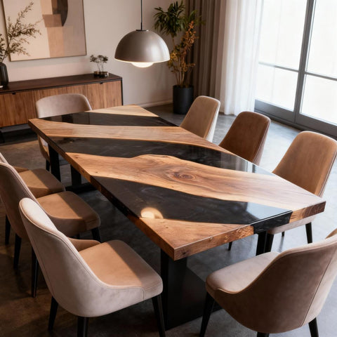 Custom-Walnut-Epoxy-Resin-River-Table-Black-Pearl-Resin-KZP-482-05