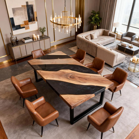 Custom-Walnut-Epoxy-Resin-River-Table-Black-Pearl-Resin-KZP-482-06