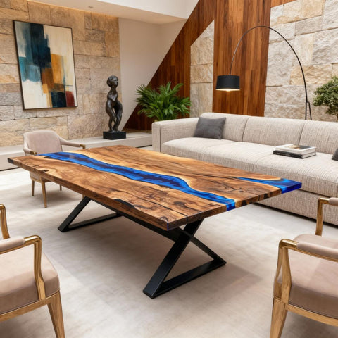 Custom-Walnut-Epoxy-Resin-River-Table-Cobalt-Blue-Resin-KPX-946-02