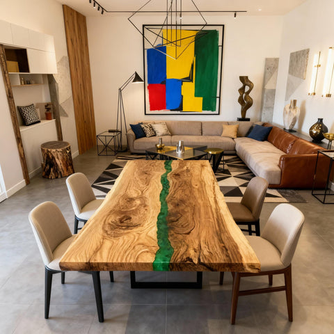 Custom-Walnut-Epoxy-Resin-River-Table-Emerald-Green-JXT-642-06