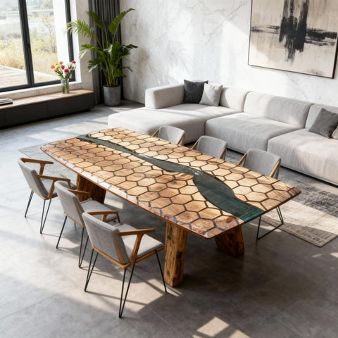 Custom-Walnut-Epoxy-Resin-River-Table-Emerald-Green-Resin-RZQ-728-03