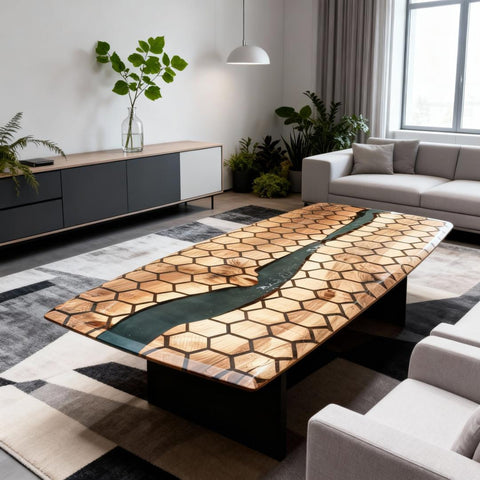 Custom-Walnut-Epoxy-Resin-River-Table-Emerald-Green-Resin-RZQ-728-07