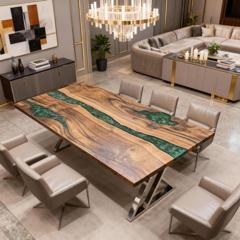 Custom-Walnut-Epoxy-Resin-River-Table-Emerald-Jade-Resin-KJP-742-02