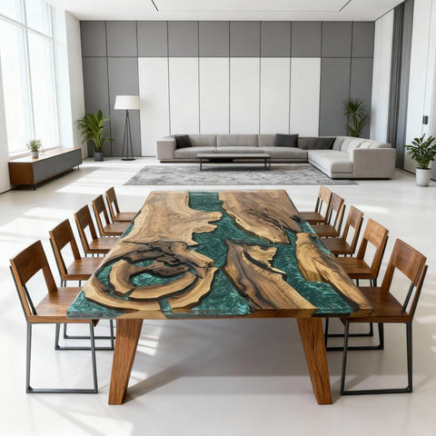 Custom-Walnut-Epoxy-Resin-River-Table-Emerald-Teal-Resin-KRM-582-05