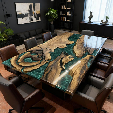 Custom-Walnut-Epoxy-Resin-River-Table-Emerald-Teal-Resin-KRM-582-06