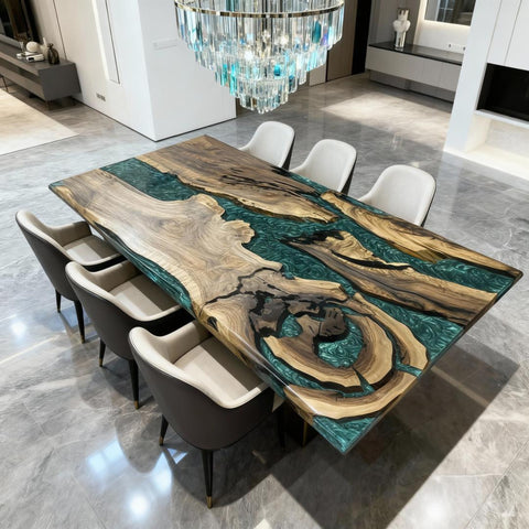 Custom-Walnut-Epoxy-Resin-River-Table-Emerald-Teal-Resin-KRM-582-09