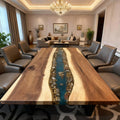 Custom-Walnut-Epoxy-Resin-River-Table-Sea-Glass-Teal-NVX-537-01