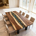 Custom-Walnut-Epoxy-Resin-River-Table-Sea-Glass-Teal-NVX-537-06