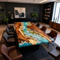 Custom-Walnut-Epoxy-Resin-River-Table-Sea-Glass-Turquoise-KPX-347-01